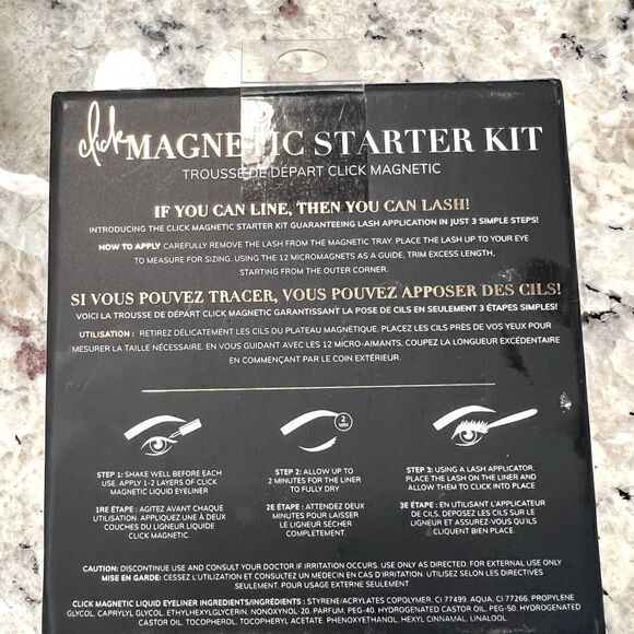 Lilly Lashes Click Magnetic Starter Kit false eyelash in Miami brand new sealed - Picture 2 of 9